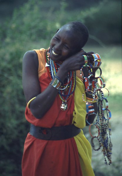 Masajka z rezerwatu Masai Mara (1)